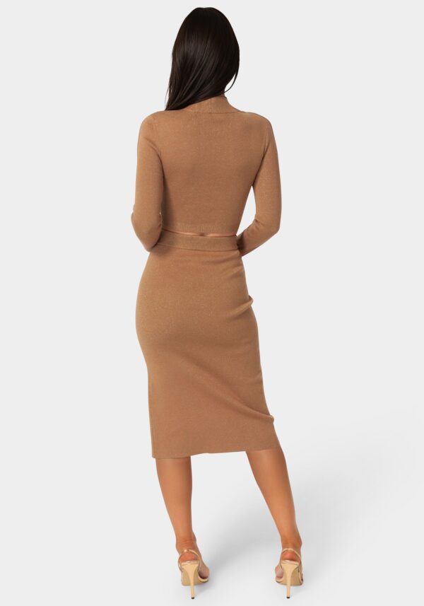 bebe2121_caramel_3_a8c415b1-ee23-4a64-9e1a-219ec45842f5 Lurex Rib Cropped Kit Set